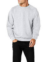 Чоловічий світшот Fruit of the loom тонкий Lightweight Raglan Sweat без флісу реглан светр Світло сірий, S