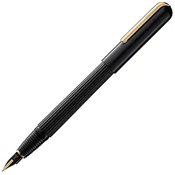 Ручка чорнильна Lamy Imporium чорна золото F gold (4027927)