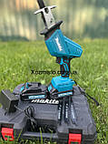 Акумуляторна шабельна пила Makita JR-185Z (24V 4.0 Ah). АКБ ножівка Макіта, фото 3