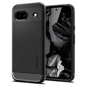 Чохол Spigen Rugged Armor до Google Pixel 8a Matte Black (ACS07259)