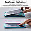 Захисне скло ESR Screen Shield Privacy Tempered-Glass до iPhone 15 Pro Max Clear (1D6710201), фото 10