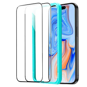 Захисне скло ESR Tempered-Glass 2-Pack до iPhone 15 Black (1D6570201)