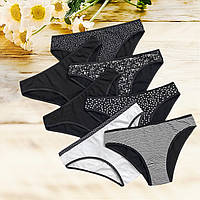 Жіночі труси бавовна Nicoletta набір 7 шт в уп Розміри S M L XL XXL