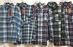 Чоловіча сорочка тепла"TIANLEFU" блискавка