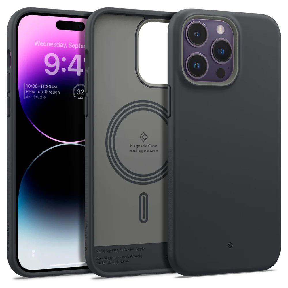 Чохол Caseology Nano Pop Mag до iPhone 14 Pro Max Black Sesame (ACS04867)