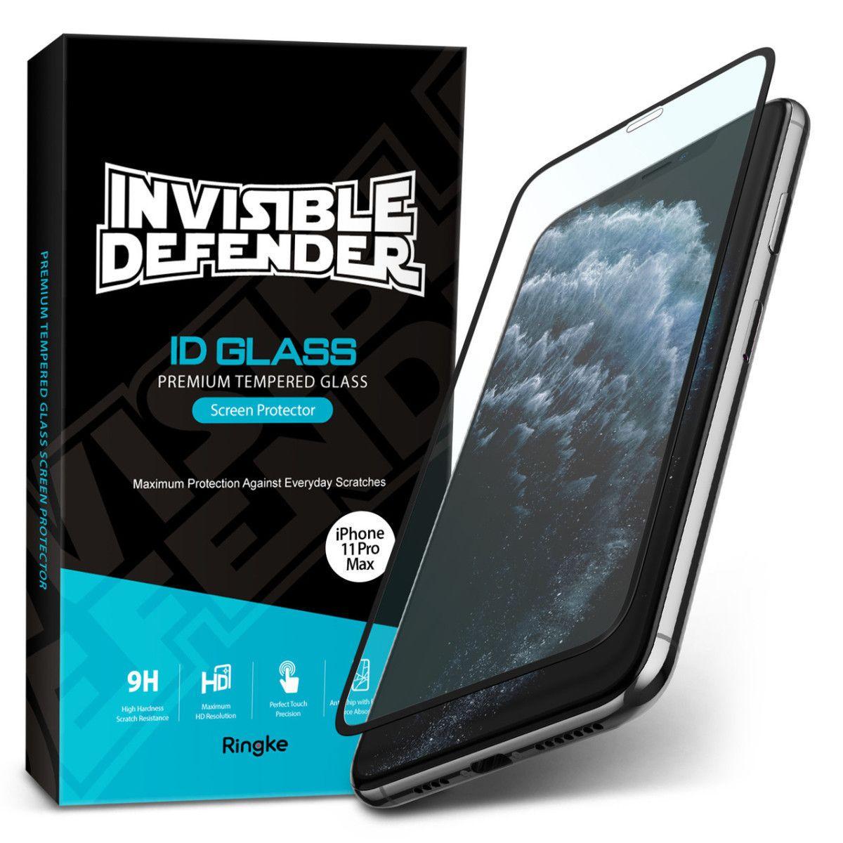 Захисне скло Fusion Invisible Defender ID Glass для iPhone 11 Pro Max / XS Black Max (GLAP0002)