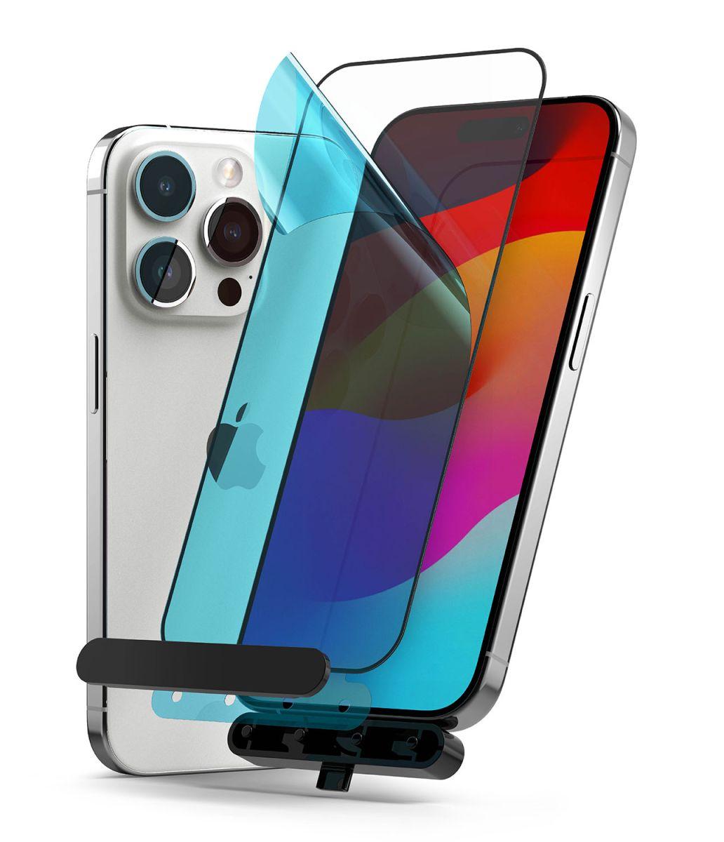 Захисне скло Fusion Tempered Glass Full Cover до iPhone 15 Pro Black (G4as115)