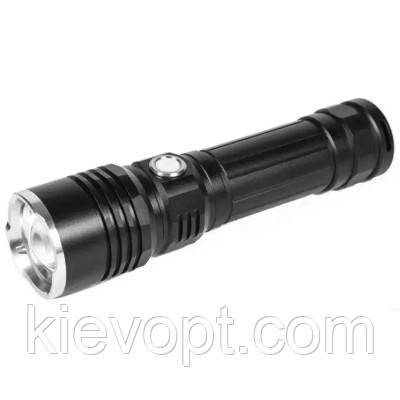 Фонарь Quantum Solid-M 10W LED з USB + Li-ion18650/1500mAh blister (QM-FL1020-18650/1500-PB)- (Мрія), фото 1