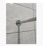 Карниз із нержавіючої сталі двох кутовий 100х100 см. трапеція, діаметр труби 20 мм., фото 2