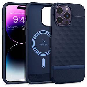 Чохол Caseology Parallax Mag до iPhone 14 Pro Midnight Blue (ACS05003)