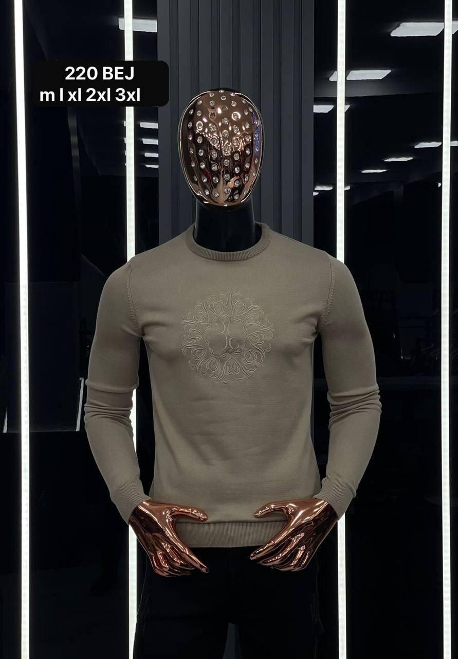 Чоловіча кофта Billionaire CK8428 бежева, фото 1