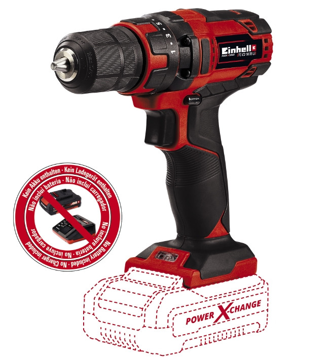 Дриль акумуляторна Einhell TC-CD 18/35 Li - Solo (4513927)