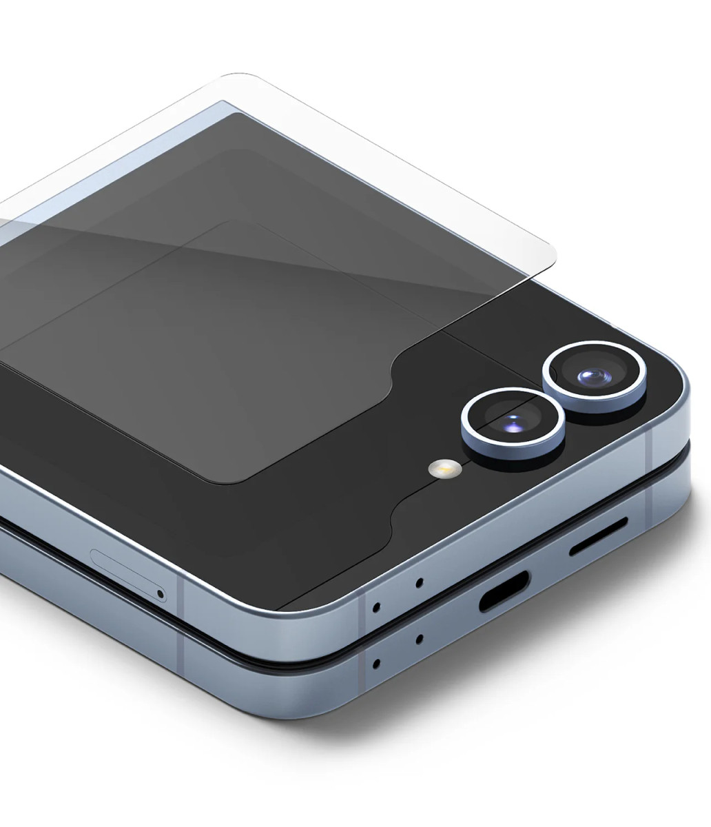 Захисне скло Ringke Cover Display Tempered Glass 2-pack до Samsung Galaxy Flip 6 Clear (G4as883), фото 1