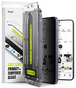 Захисне скло Ringke Easy Slide Privacy Tempered Glass 2-Pack до Samsung Galaxy S24 Clear (G4as127)