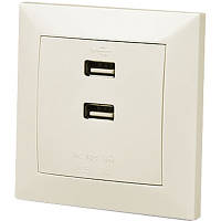 ТОП! USB розетка REAL-EL Розетка USB (Comfort-60025-C) - (gHome)