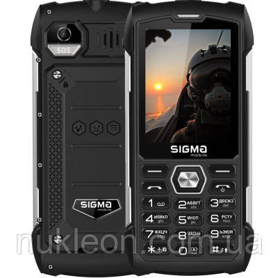 Популярний! Мобільний телефон Sigma X-treme PK68 Black (4827798466711) - Краща якість тільки на Nukleon.com.ua, фото 1