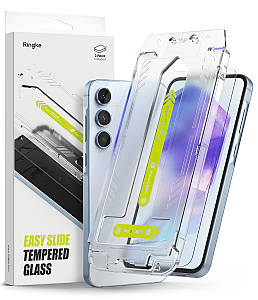 Захисне скло Ringke Easy Slide Tempered Glass 2-Pack до Samsung Galaxy A55 Clear (G4as820)