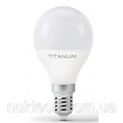 Популярний! Лампочка TITANUM G45 6W E14 4100K 220V (TLG4506144) - Краща якість тільки на Nukleon.com.ua, фото 1