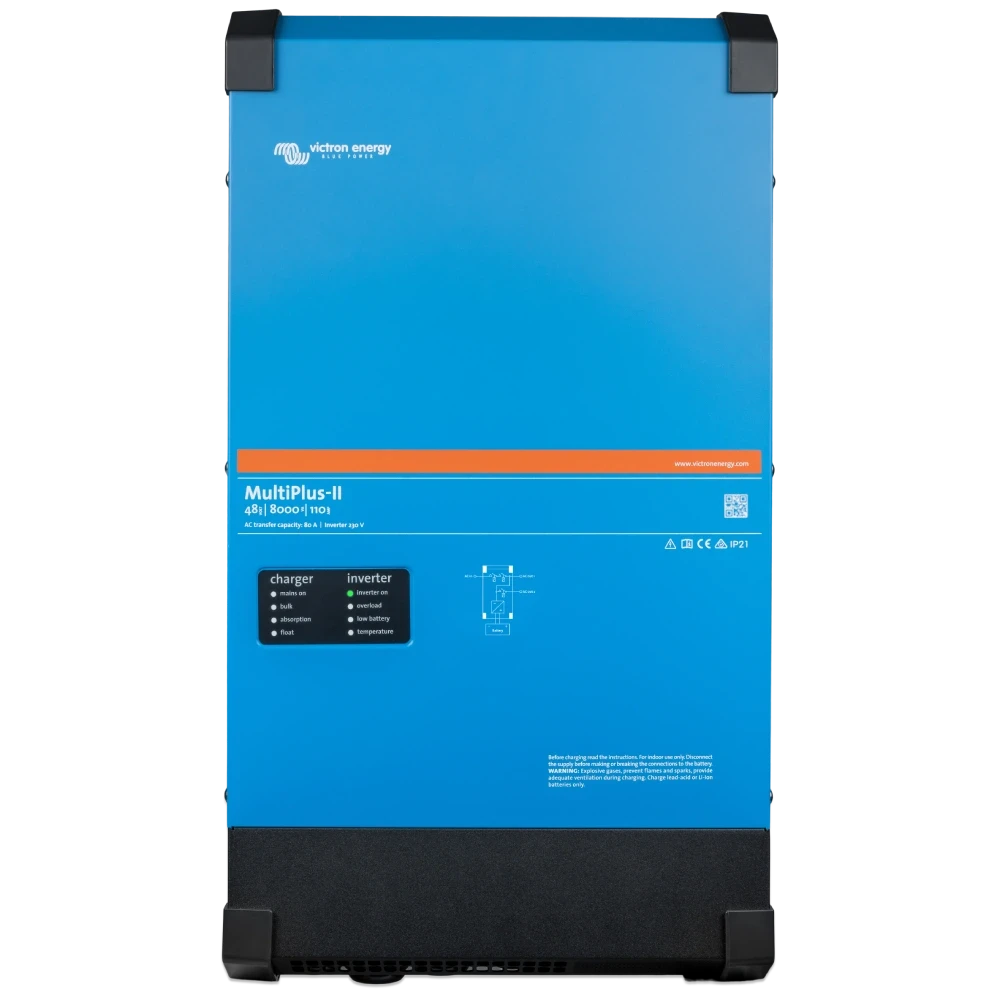 Інвертор VictronEnergy MultiPlus-II 48/8000/110-100 однофазний чиста синусоїда