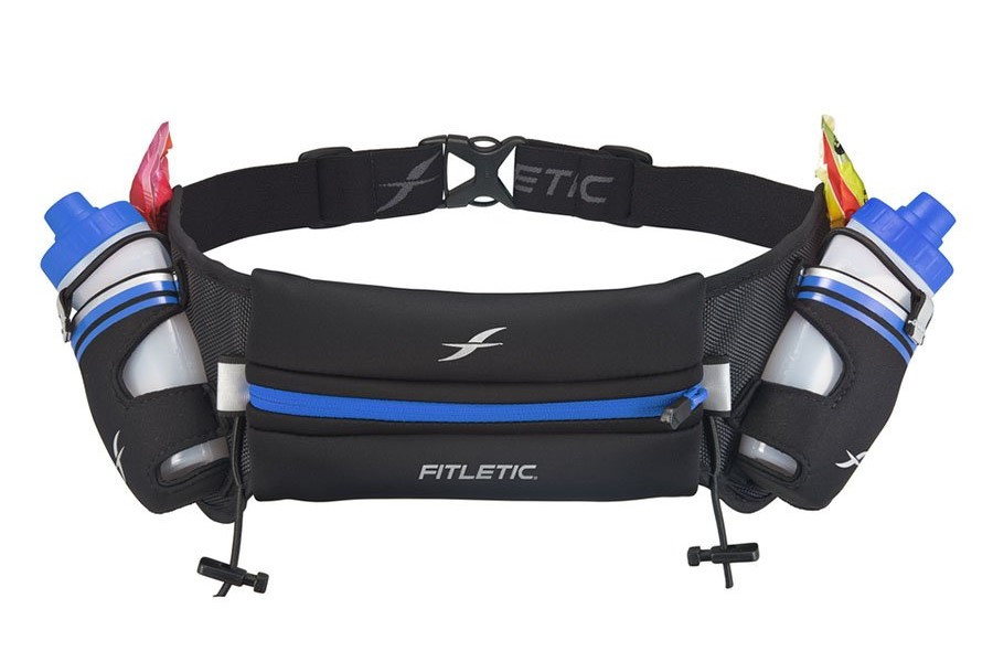 Сумка на пояс для бігу Fitletic Hydra 16 Hydration Belt, FL-HD08-C4S-BK/BL (чорний/синій), фото 1