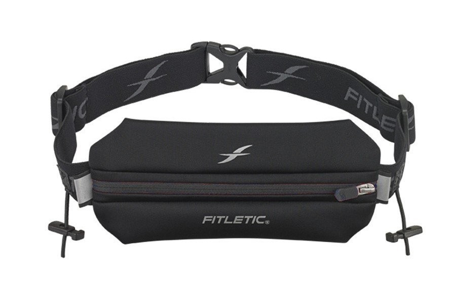 Сумка на пояс для бігу Fitletic Neo I Race Belt, FL-N01R-01-BK/BK (чорний/чорний), фото 1