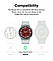 Чохол Ringke Slim (Matte Black + Clear) 2-pack до Galaxy Watch 6 Classic 43mm (S72505RS), фото 8