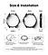 Чохол Ringke Slim (Matte Black + Clear) 2-pack до Galaxy Watch 6 Classic 47mm (S72605RS), фото 4
