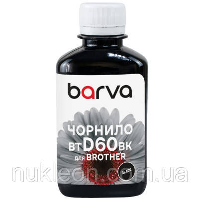 Популярний! Чорнило Barva Brother BTD60BK 180 мл (BBTD60-753) - Краща якість тільки на Nukleon.com.ua