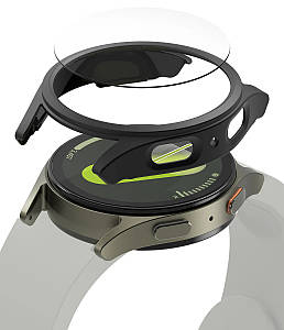 Чохол Ringke Slim + Glass Combo до Galaxy Watch 7 44mm Matte Black (CBS87803RS)