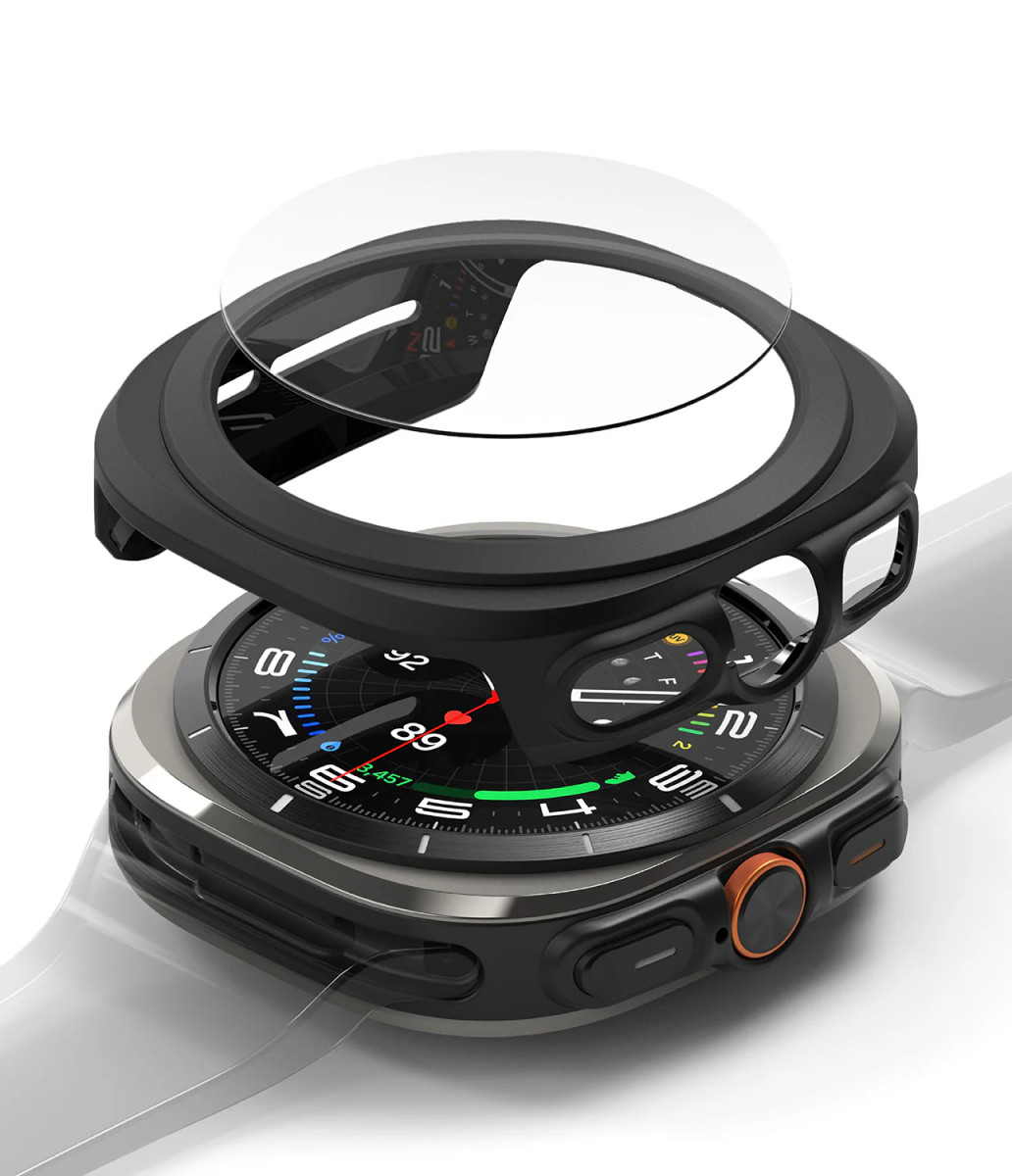 Чохол Ringke Slim + Glass Combo до Galaxy Watch Ultra 47mm Matte Black (CBS87903RS)