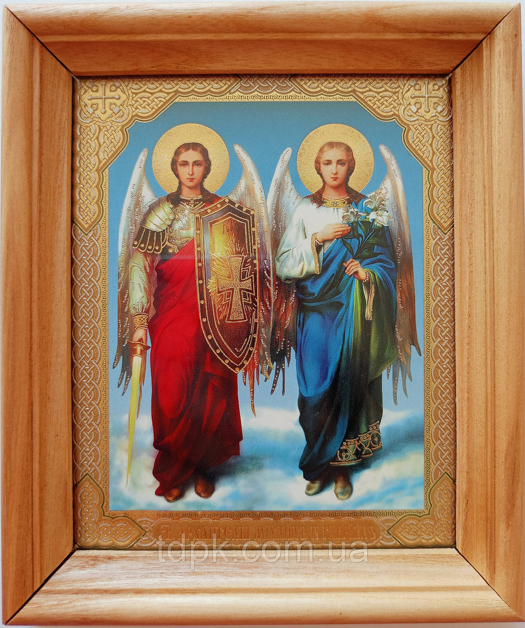 Ікона Святі Архангели Михаїл і Гавриїл 12 х 14, фото 1