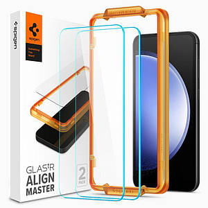 Захисне скло Spigen Glas.tR Align Master 2-Pack до Samsung Galaxy S23 FE Clear (AGL06986)