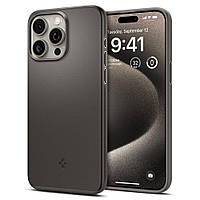 Чохол Spigen Thin Fit до iPhone 15 Pro Max Gunmetal (ACS06545)