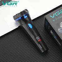 Электробритва VGR V-314 роторная для влажного и сухого бритья, IPX6, LED Display