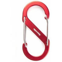 Популярний! Карабін туристичний Naturehike S-type NH20GS004, 8.8 см, червоний (6927595747124) - Краща якість тільки на