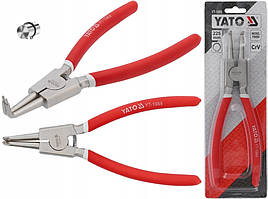 Розтискач Стопорних Кілець з Вигином Для Вала Ø 35-100 мм L=225 мм YATO (YT-1989)