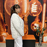 Куртка стьобана жіноча легка без коміра M/L беж, фото 7