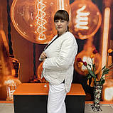 Куртка стьобана жіноча легка без коміра M/L беж, фото 8