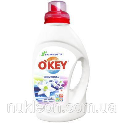 Популярний! Гель для прання O'KEY Universal 1.5 л (4820049381757) - Краща якість тільки на Nukleon.com.ua, фото 1