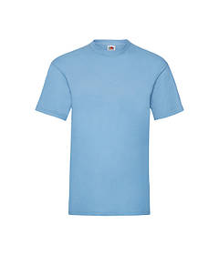 Небесно-Блакитна футболка для лікарів, медсестер, лаборантів ValueWeight Fruit of the loom