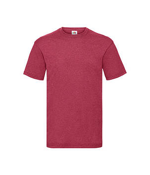 Червона Меланжева футболка дитяча базова Valueweight kids Fruit of the loom, фото 1