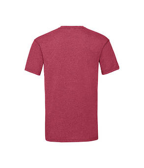 Червона Меланжева футболка дитяча базова Valueweight kids Fruit of the loom, фото 3