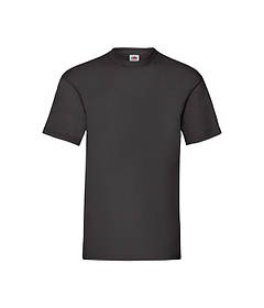 Чорна футболка для перукаря, б'юті майстра, стиліста ValueWeight Fruit of the loom