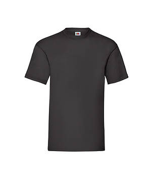 Чорна футболка дитяча базова Valueweight kids Fruit of the loom, фото 1