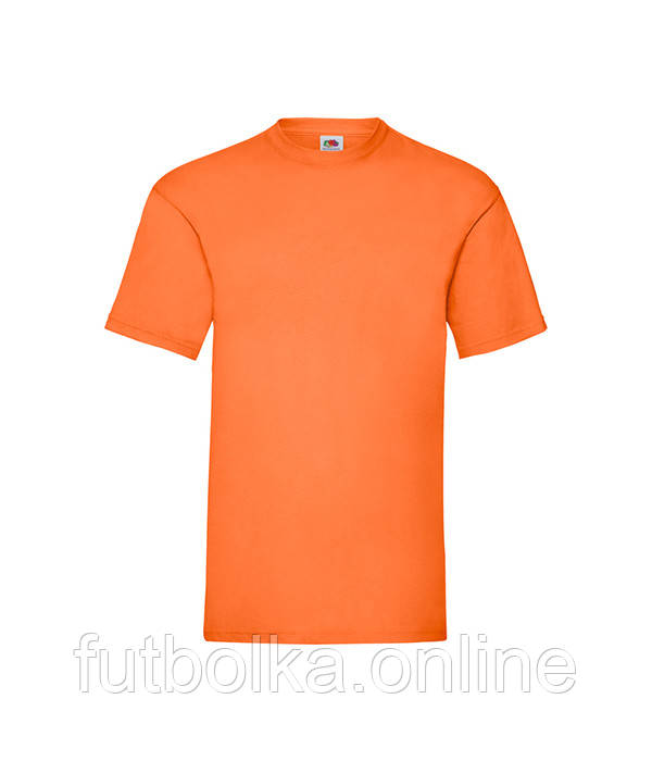 Помаранчева футболка для барменів, поварів, офіціантів, продавців, кур'єрів ValueWeight Fruit of the loom