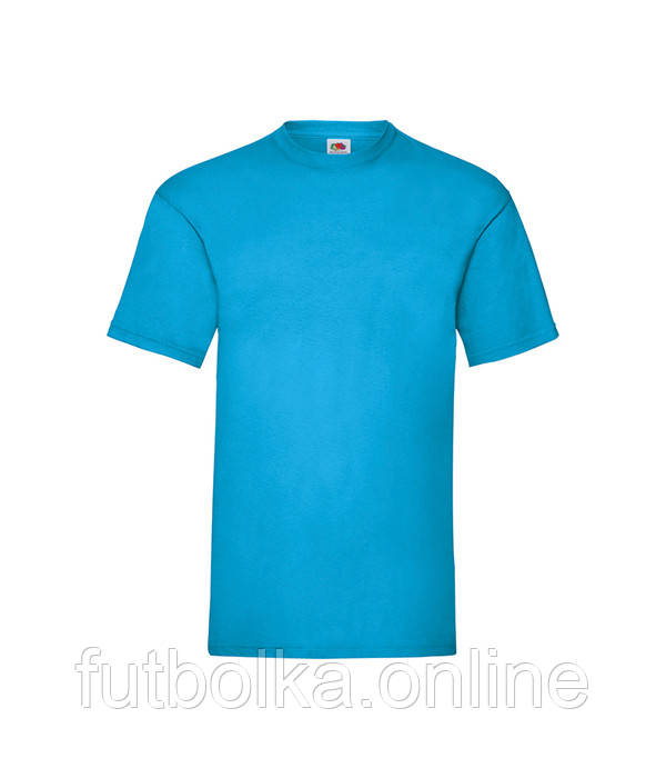Ультрамаринова футболка для персоналу, корпоративна форма ValueWeight Fruit of the loom