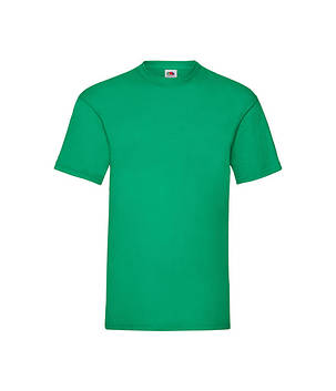 Яскраво-Зелена футболка дитяча базова Valueweight kids Fruit of the loom, фото 1