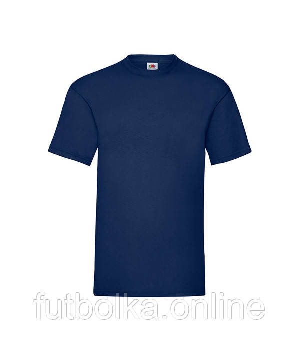 Темно-Синя футболка для лікарів, медсестер, лаборантів ValueWeight Fruit of the loom