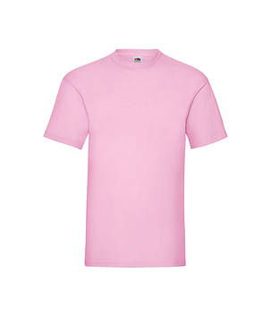 Світло-Рожева футболка для барменів, поварів, офіціантів, продавців, кур'єрів ValueWeight Fruit of the loom, фото 1
