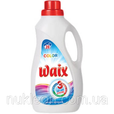Популярний! Гель для прання Waix Color Для кольорових тканин 1.2 л (3800069403722) - Краща якість тільки на Nukleon.com.ua, фото 1